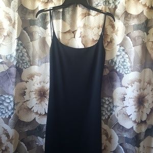 MINT Sexy Backless Black Long High/Low Dress